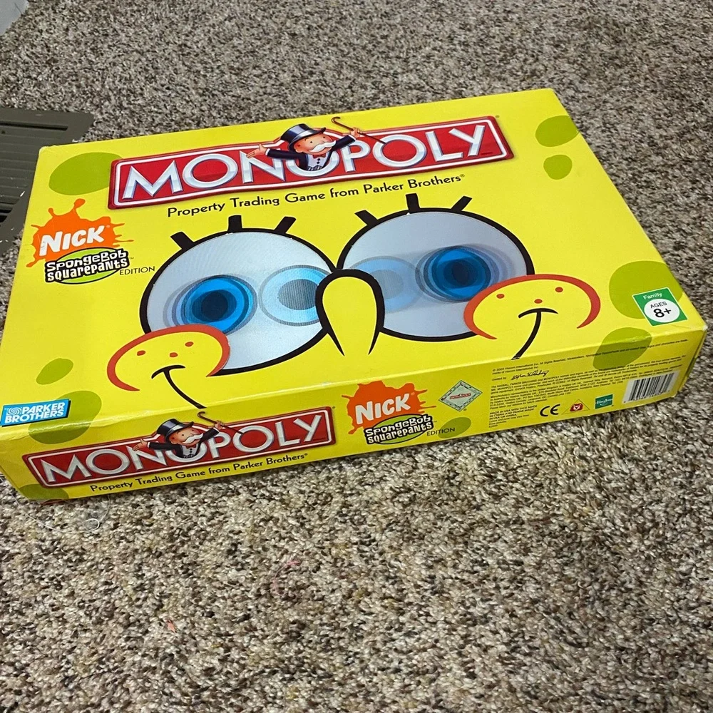 Monopoly Board Game SpongeBob SquarePants Edition